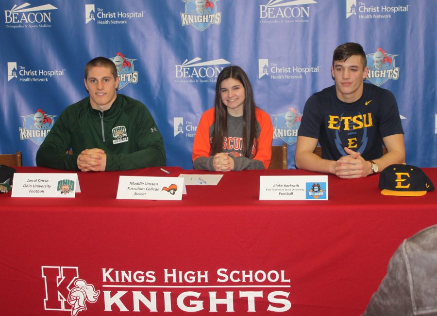 KHS athletes sign to college