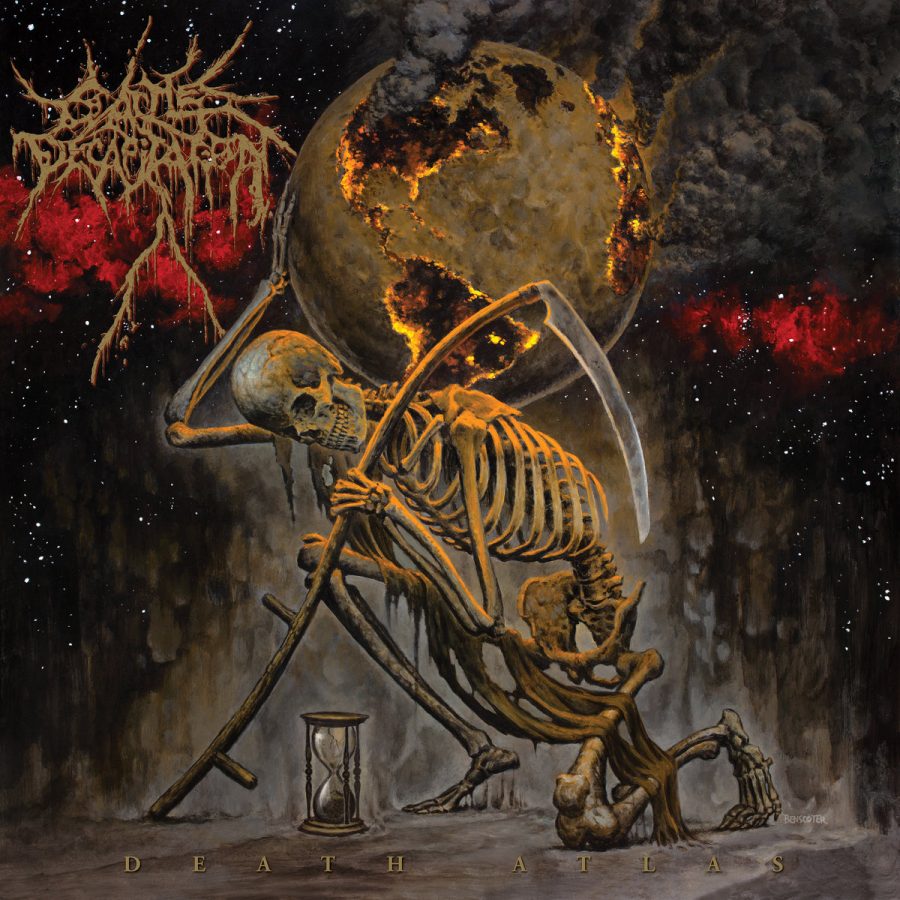 The album cover for Death Atlas