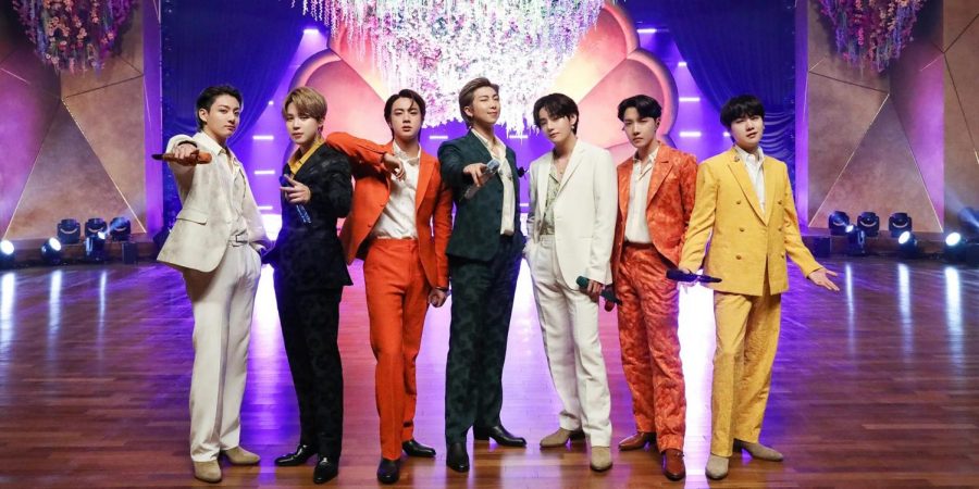 BTS received a nomination for Best Pop Duo/Group Performance for their song “Dynamite,” which topped the Billboard charts in August of 2020. The award went to Ariana Grande and Lady Gaga for “Rain on Me.”