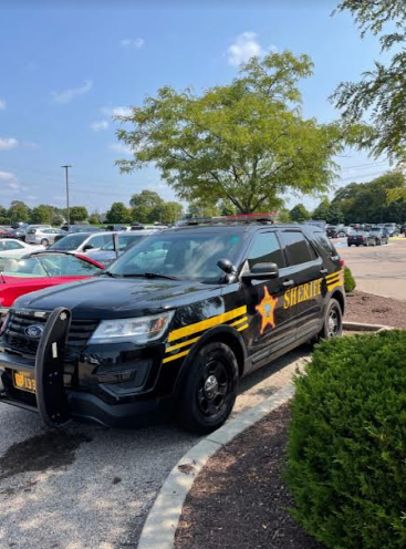 police vehicles stood on guard outside of school as students entered the building.
Photo taken by: Andrea Nichols