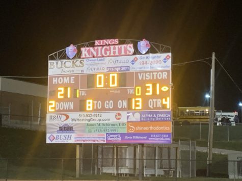Football defeat. Knights fall to Winton Woods in the regional final 2021