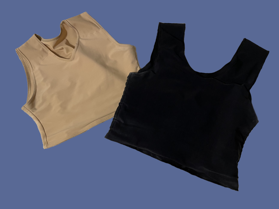 Chest binding is the flattening of breasts with constrictive materials.